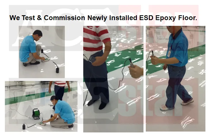 ESD epoxy floor coating