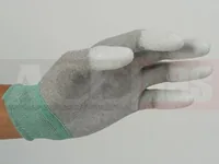 ESD Nylon PU Finger Coated Gloves