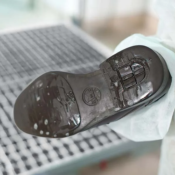 StepGate sole sanitising