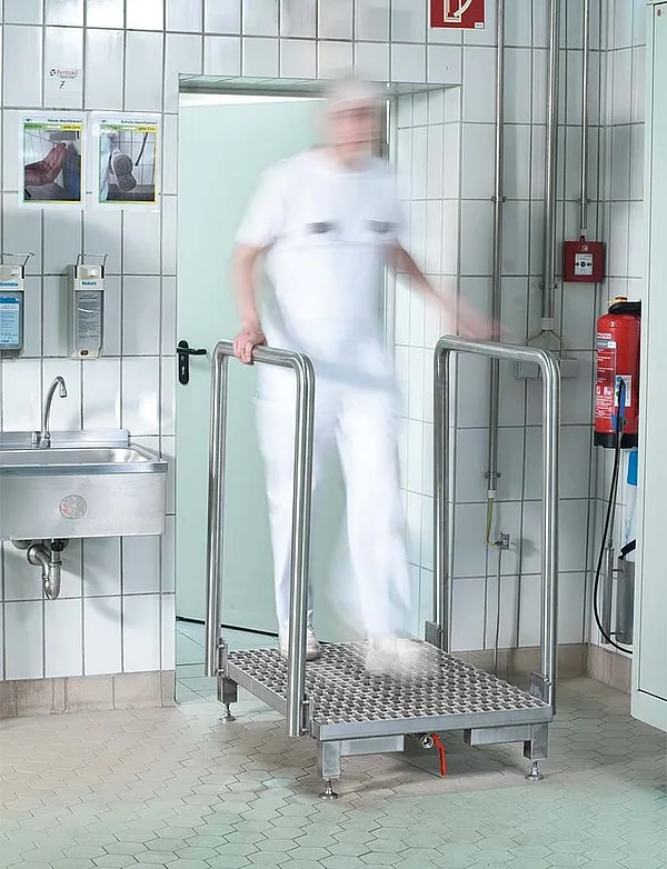 StepGate sole sanitising