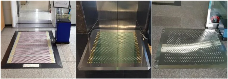 Vacuum floor mat